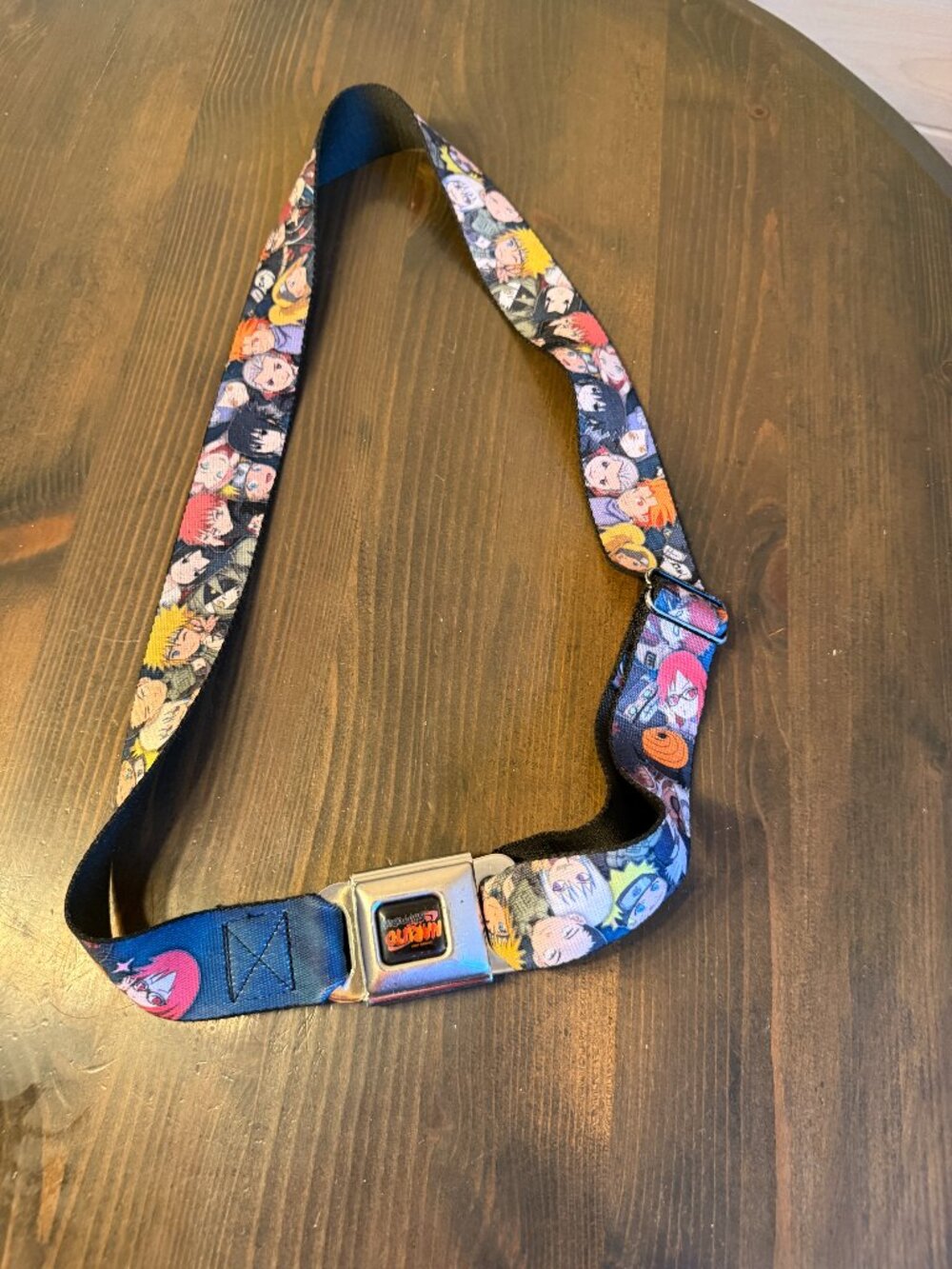 Buckle-Down Naruto Shippuden Seatbelt Belt Kakashi Naruto Sakura Adjustable